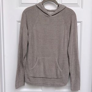 Barefoot Dreams Taupe Hoodie Sweatshirt